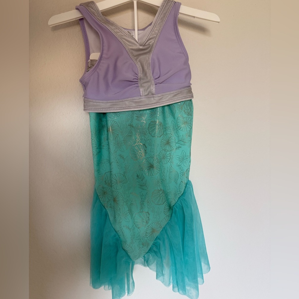 Disney Ariel 3 piece swimsuit EUC